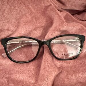 Coach Women's Glossy Black Glasses